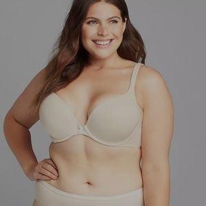 Cacique 44C Boost Plunge Nude Bra